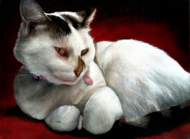Roxy (Oil on Canvas 12" x 16")